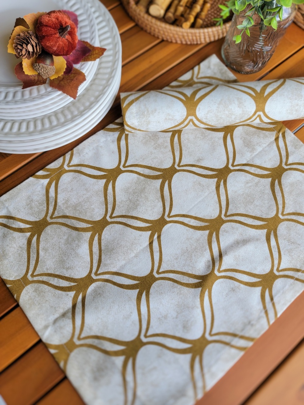 Set of 6 Geometric Placemats